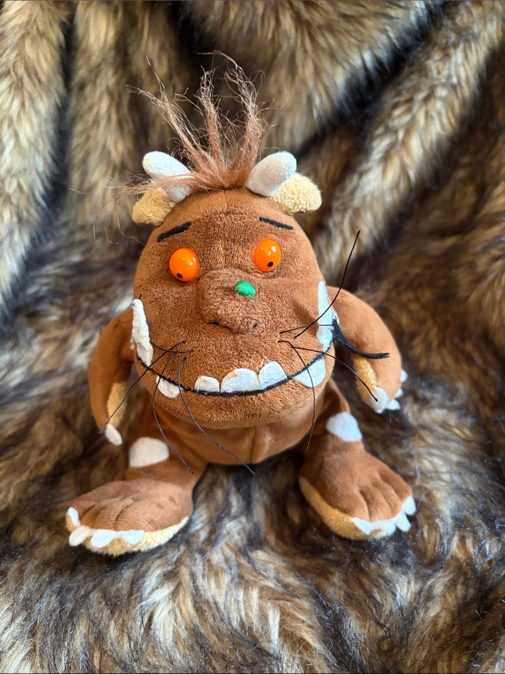 8” The Gruffalo Monster Sitting Plush Kids Story Book Character Stuffed Animal